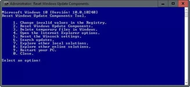 Reparar los componentes de Windows Update 655x299